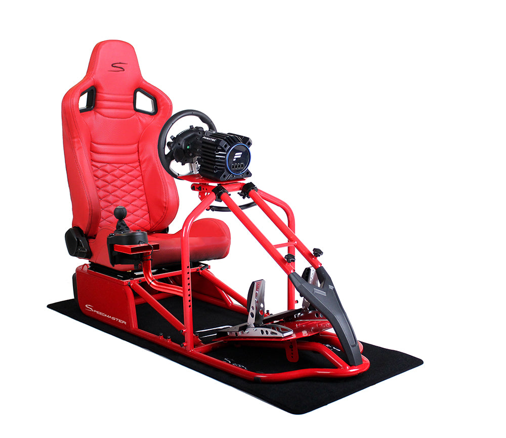 Speedmaster PRO | Kokpit symulatora Zero-Flex / symulator wyścigowy – Czerwony