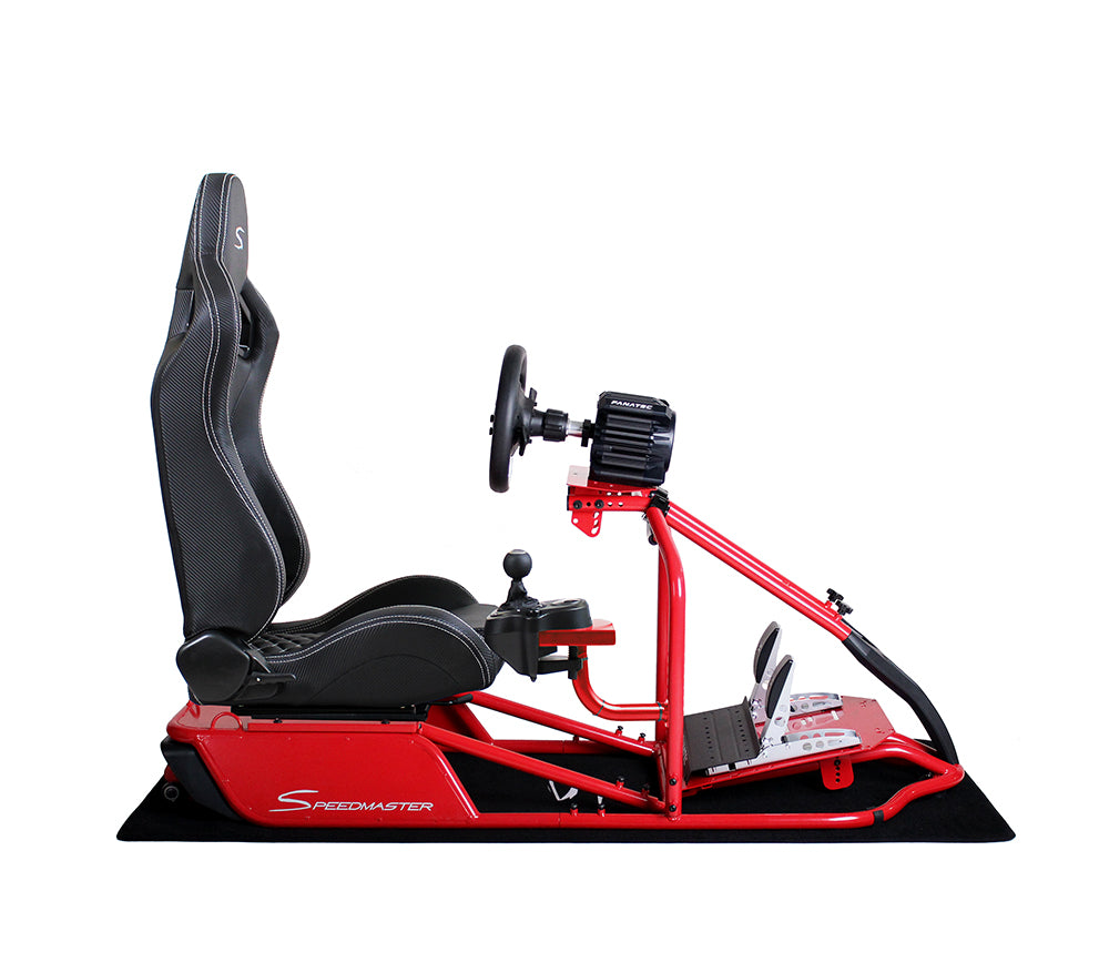 Speedmaster PRO | Kokpit symulatora Zero-Flex / symulator wyścigowy – Czerwony