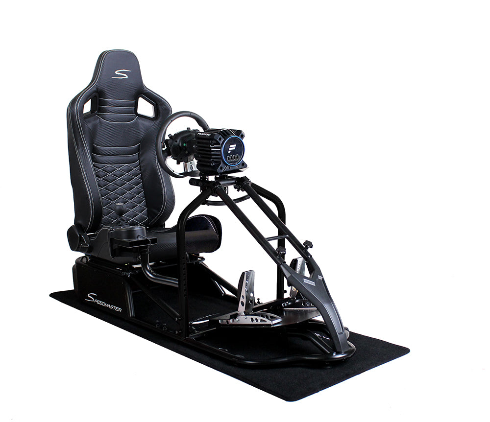 Speedmaster PRO | Zero-Flex Simulator Cockpit / Sim Racing Rig - Schwarz