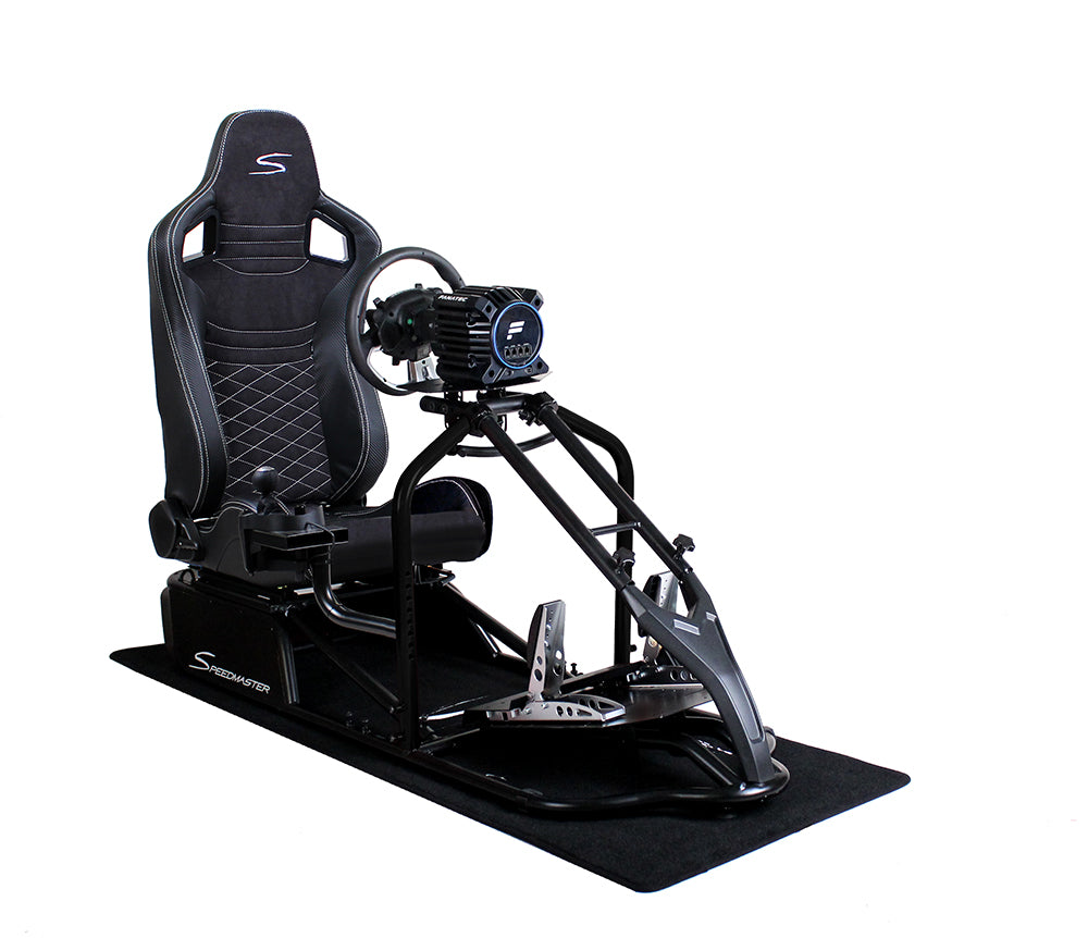Speedmaster PRO | Zero-Flex Simulator Cockpit / Sim Racing Rig - Schwarz