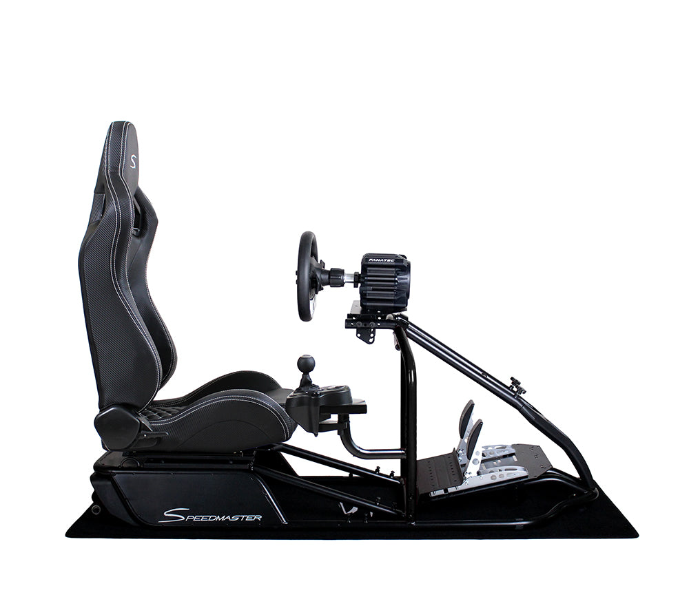 Speedmaster PRO | Zero-Flex Simulator Cockpit / Sim Racing Rig - Schwarz