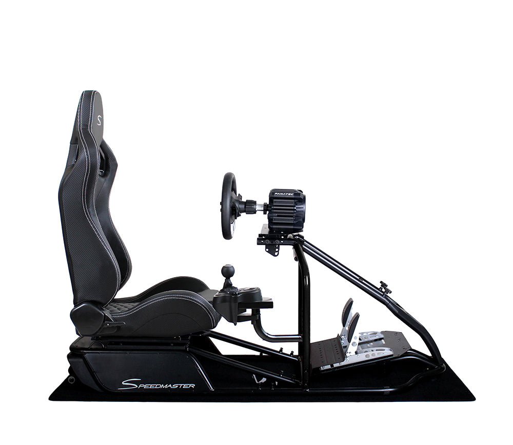 Speedmaster PRO | Zero-Flex Simulator Cockpit / Sim Racing Rig - Schwarz