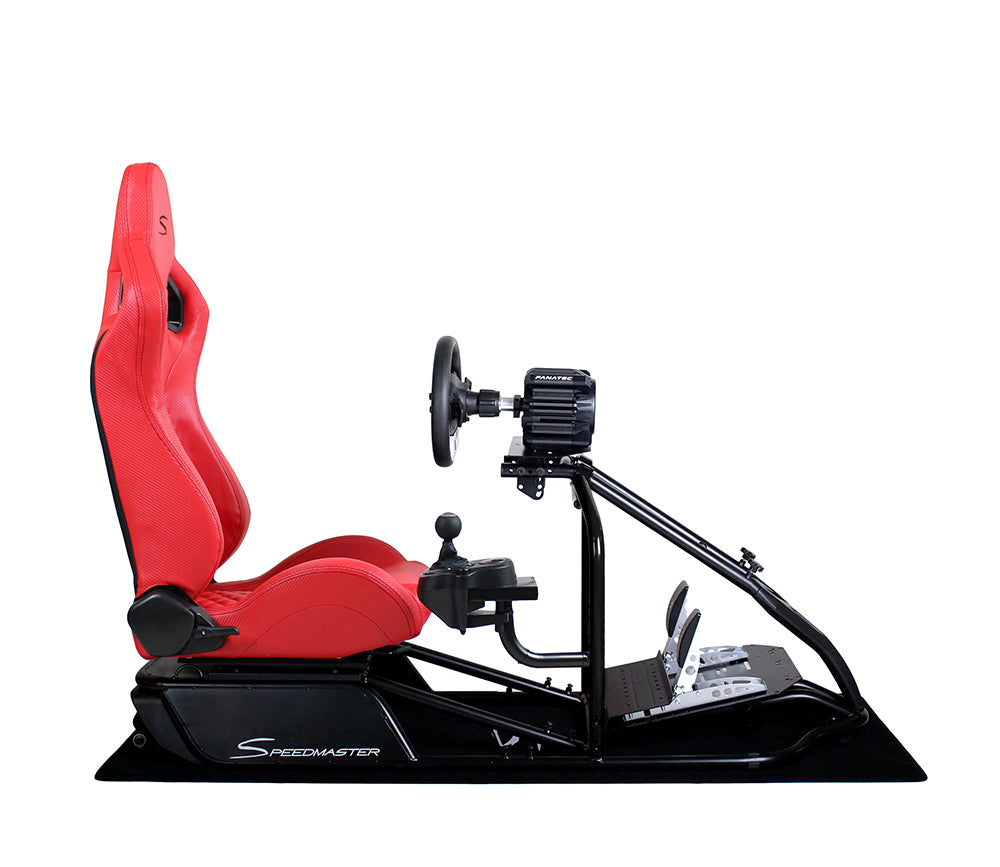 Speedmaster PRO | Zero-Flex Simulator Cockpit / Sim Racing Rig - Schwarz