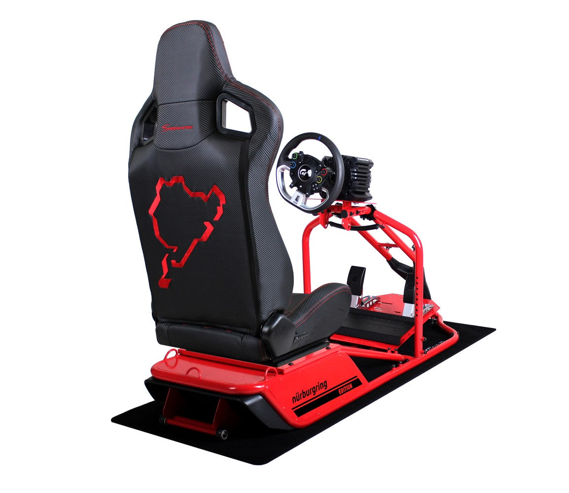 Speedmaster Pro Racing-Seat Sim Rig Rot - Nürburgring Nordschleife Edition