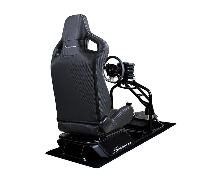 Speedmaster PRO Racing Seat Sim Rig – Black – with Logitech G923 Bundl